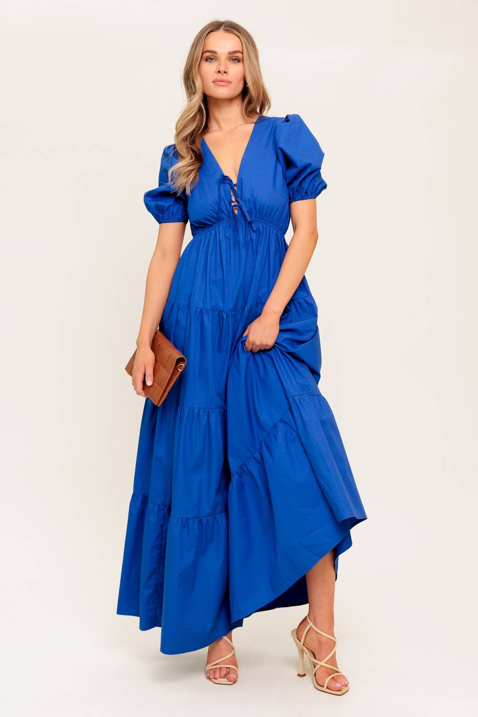 SUMMER GLOW WOVEN MAXI DRESS Flying Tomato